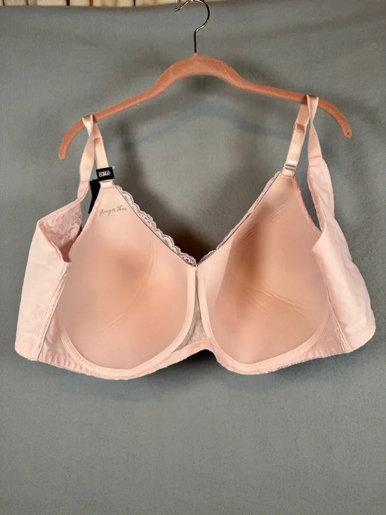 Torrid Blush Pink Lace Wire-Free Full Coverage Bra size 42G - Picture 5 of 12